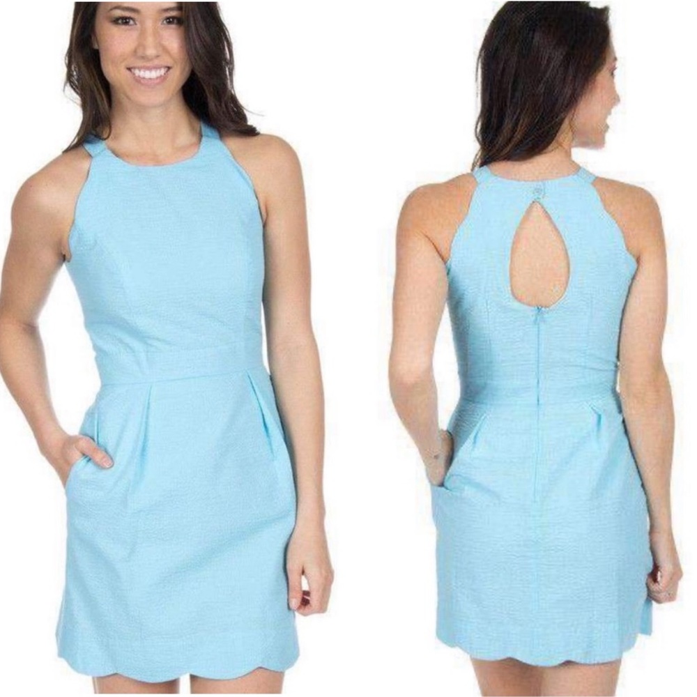 NWT - Lauren James Landry Seersucker Dress - Size Large